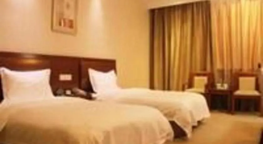 Bed in GreenTree Inn Zhoushan New Town Hotel
