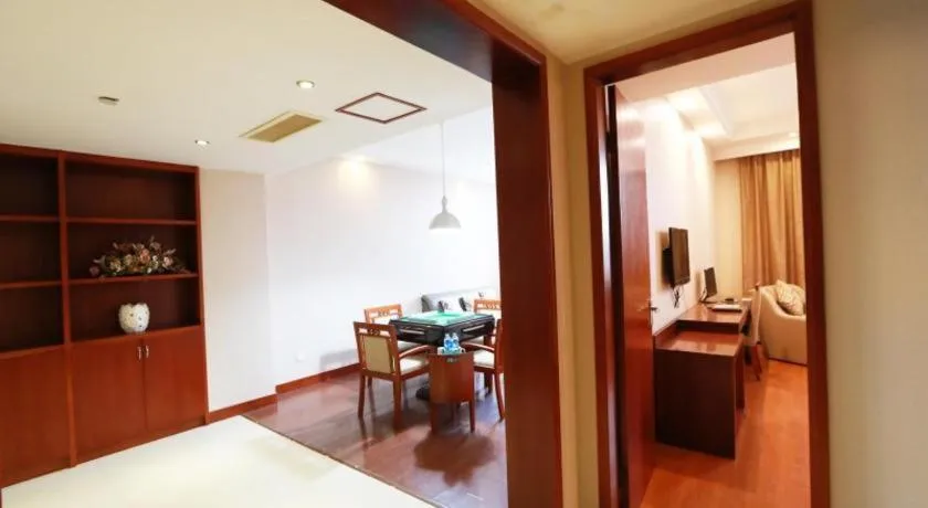 Bed in GreenTree Inn Zhoushan New Town Hotel