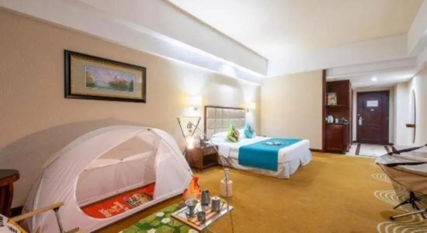 Bed in Country Garden Phoenix Hotel Chaohu