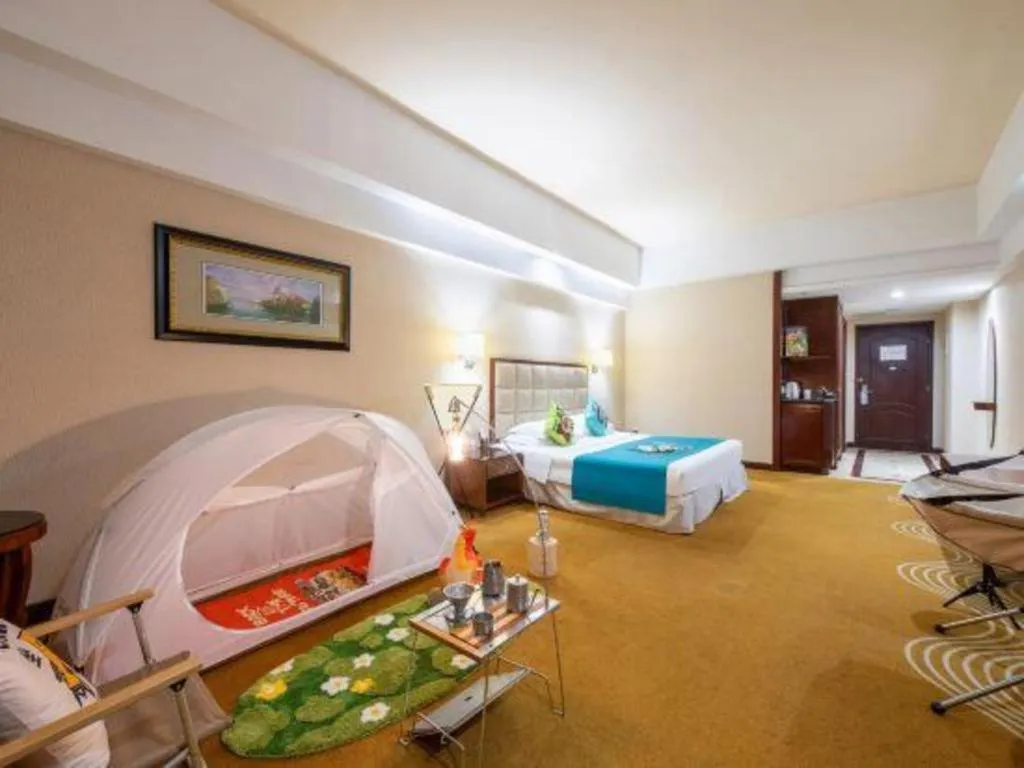 Bed in Country Garden Phoenix Hotel Chaohu