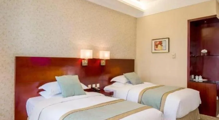 Bed in Langshan Hotel Shenzhen