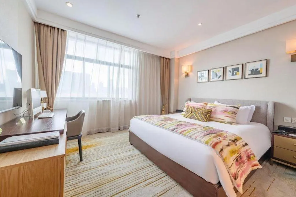 Bed in Langshan Hotel Shenzhen