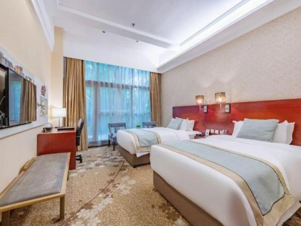 Bed in Langshan Hotel Shenzhen