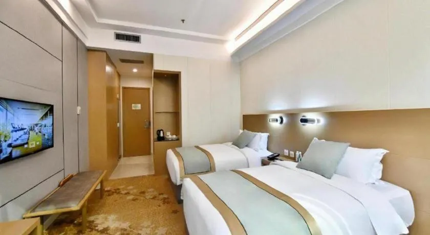 Bed in Langshan Hotel Shenzhen