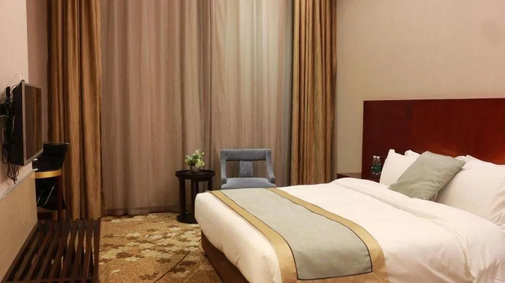 Bed in Langshan Hotel Shenzhen