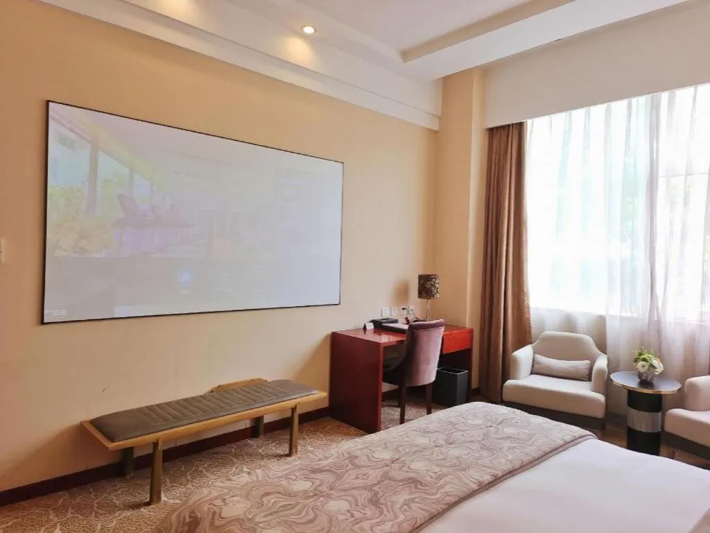 Bed in Langshan Hotel Shenzhen