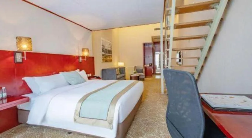 Bed in Langshan Hotel Shenzhen