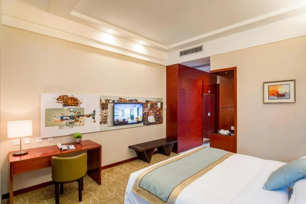 Bed in Langshan Hotel Shenzhen