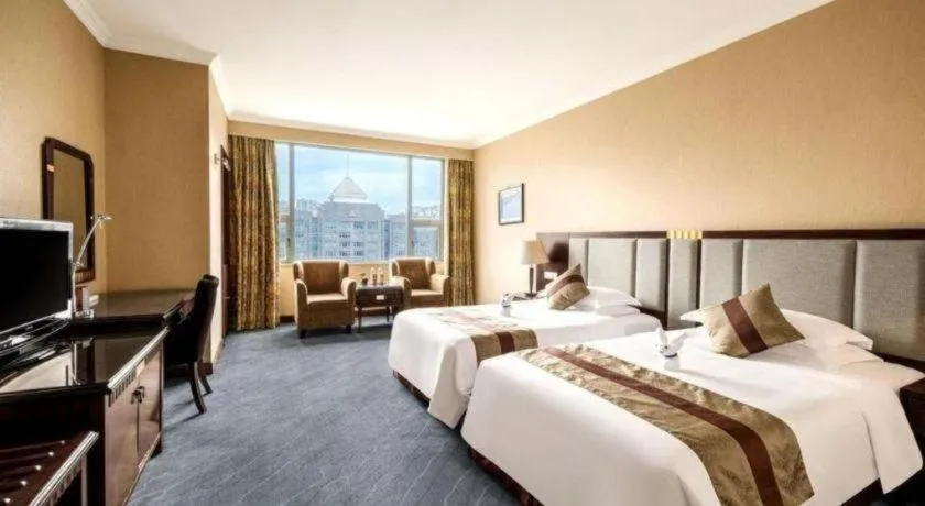 Bed in Chongqing Sunshine Continental Grand Hotel