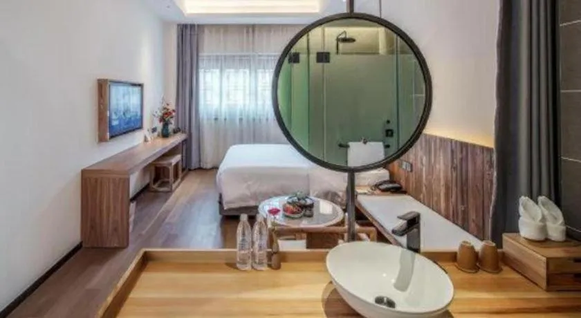 Bed in Grand House Chongqing Dazu Rock Carvings