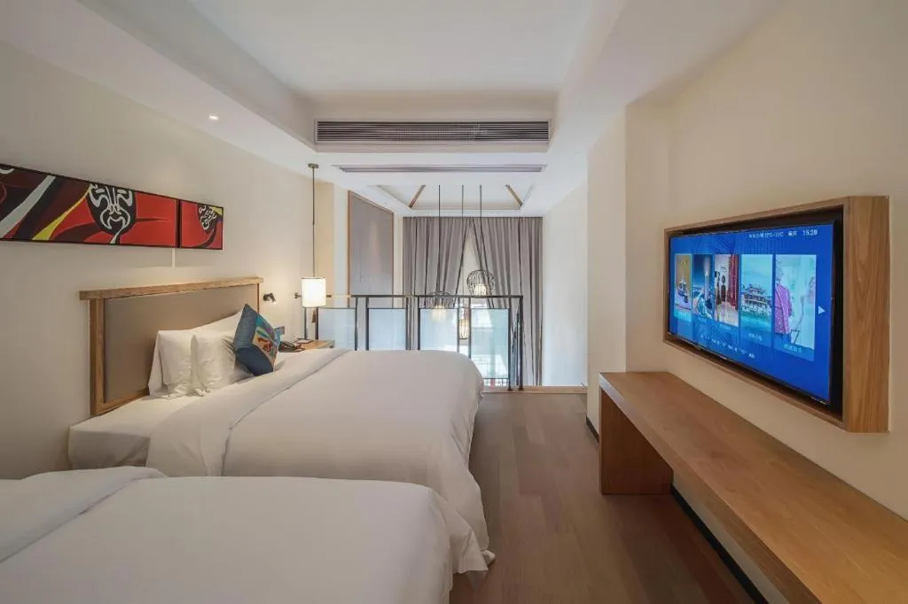 Bed in Grand House Chongqing Dazu Rock Carvings