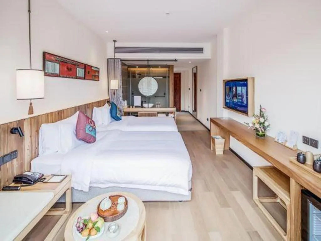 Bed in Grand House Chongqing Dazu Rock Carvings