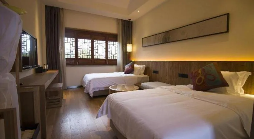 Bed in Grand House Chongqing Dazu Rock Carvings