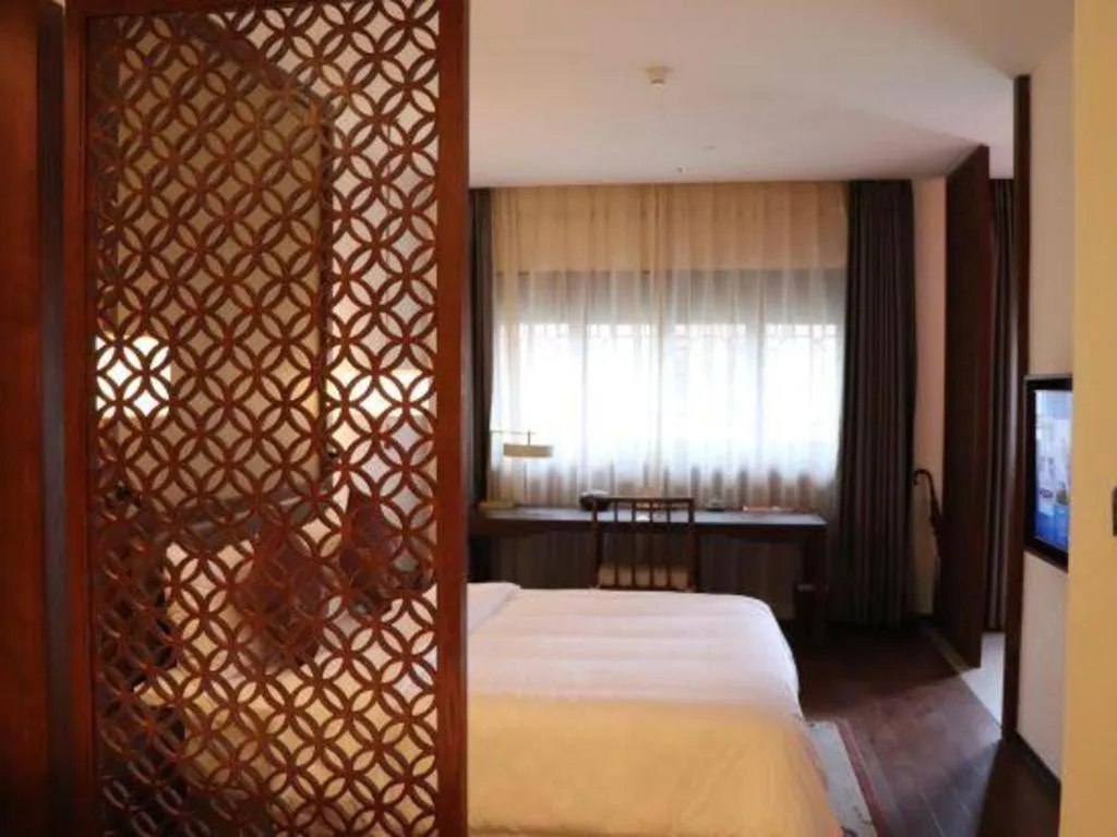 Bed in Grand House Chongqing Dazu Rock Carvings