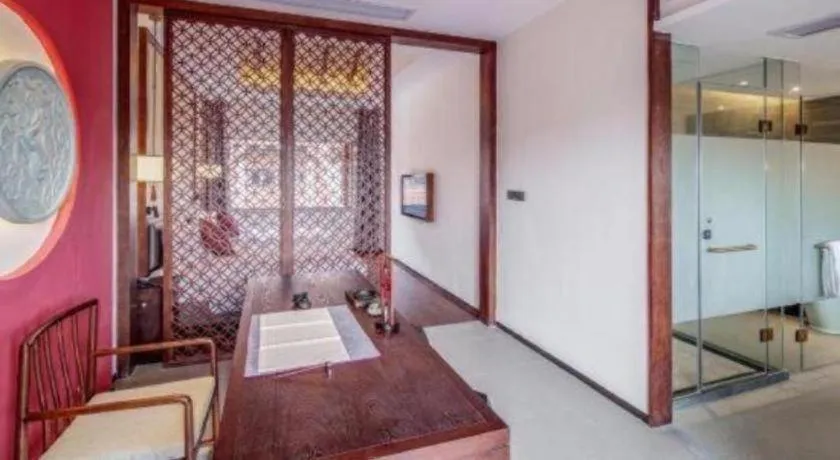 Bed in Grand House Chongqing Dazu Rock Carvings