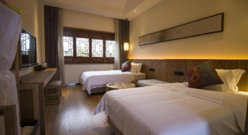 Bed in Grand House Chongqing Dazu Rock Carvings