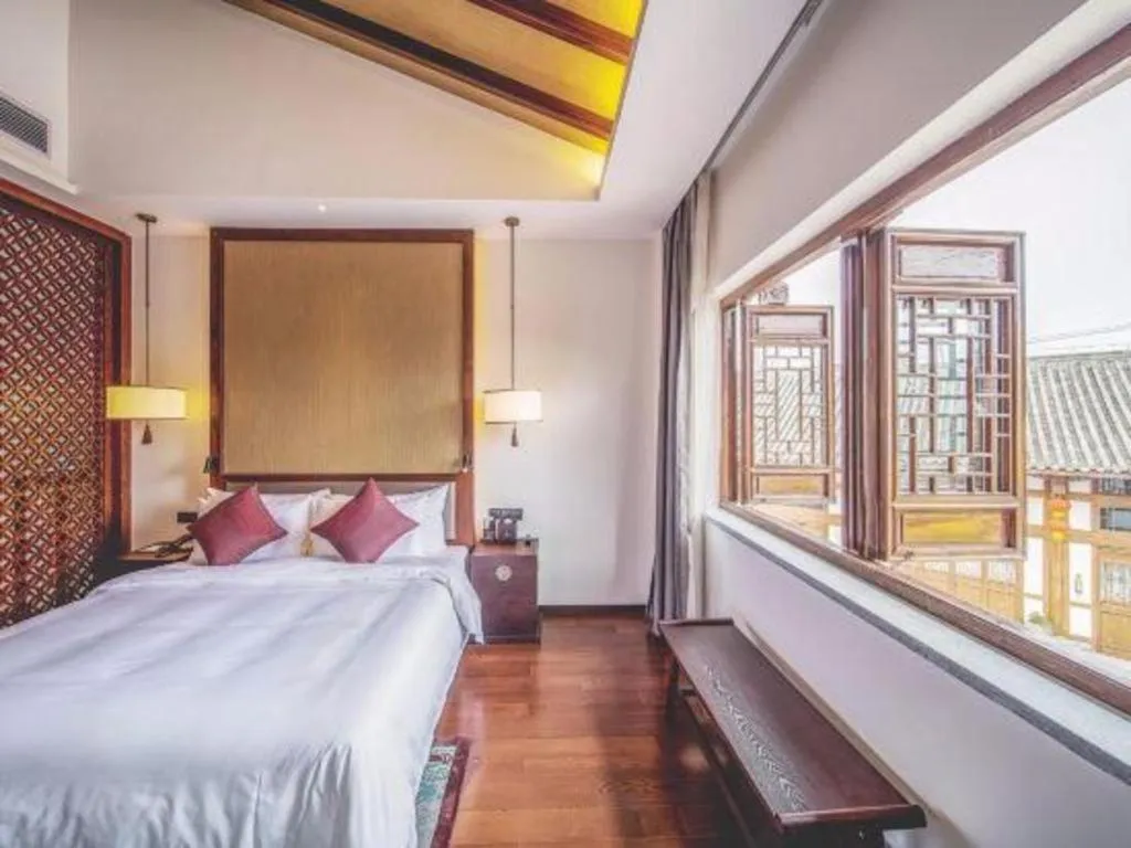 Bed in Grand House Chongqing Dazu Rock Carvings