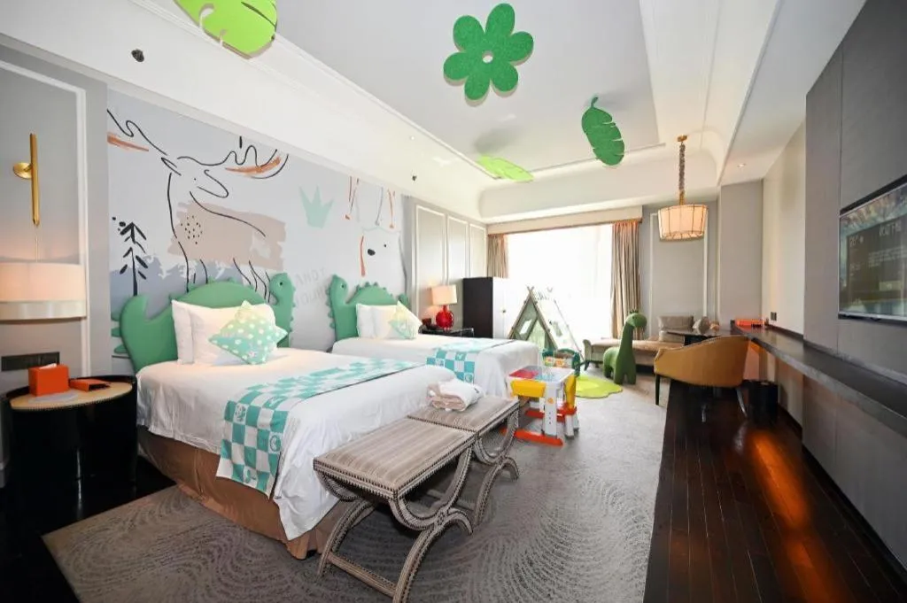 Bed in Grand New Century Hotel Yixing