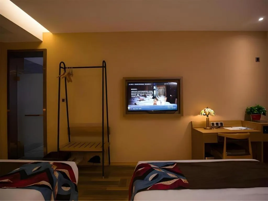 Bed in James Joyce Coffetel·Kaifeng Drum Tower