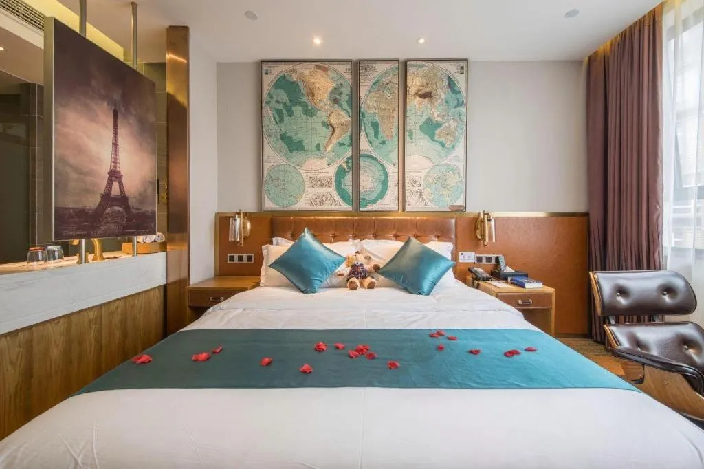 Bed in James Joyce Coffetel·Shanghai New International Expo Cente