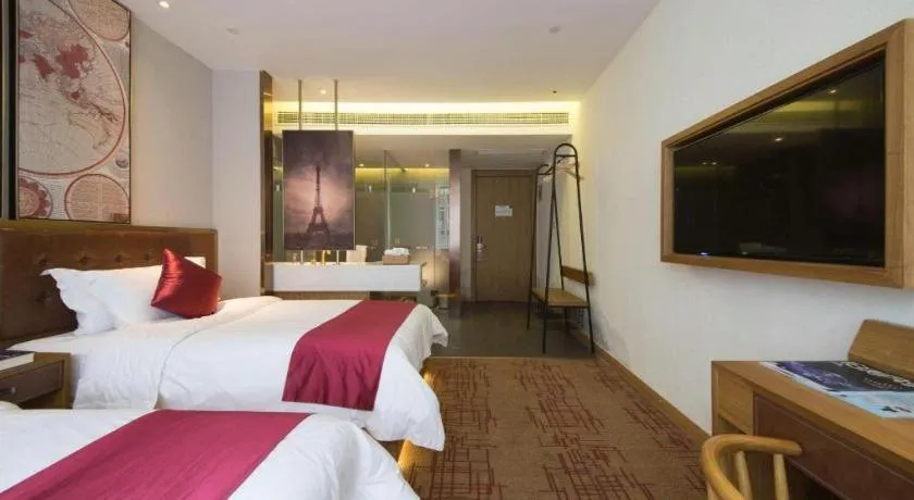 Bed in James Joyce Coffetel·Shanghai New International Expo Cente