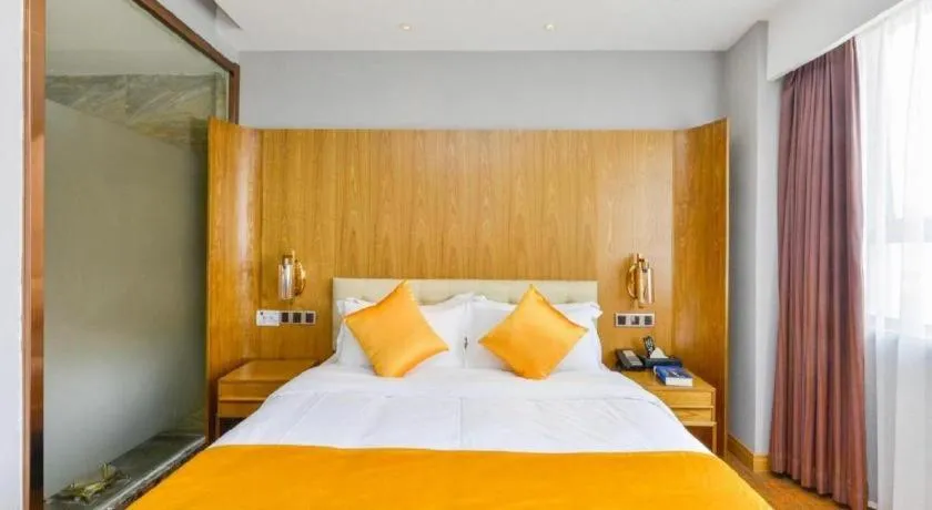 Bed in James Joyce Coffetel·Shanghai New International Expo Cente