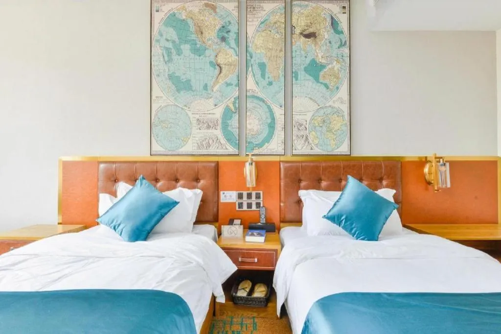 Bed in James Joyce Coffetel·Shanghai New International Expo Cente