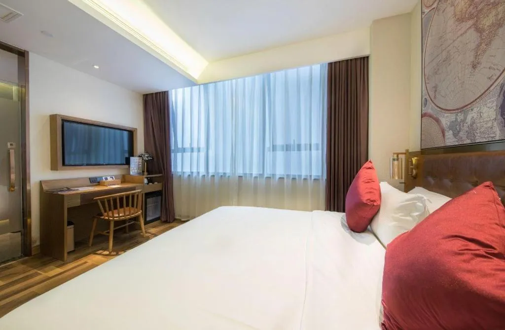 Bed in James Joyce Coffetel·Shanghai New International Expo Cente