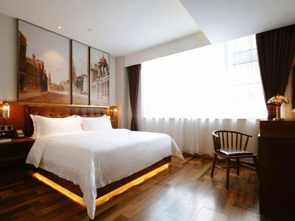 Bed in James Joyce Coffetel·Shanghai New International Expo Cente