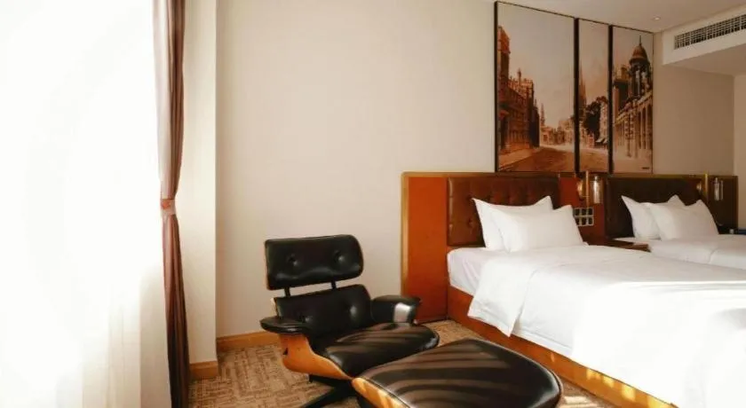 Bed in James Joyce Coffetel·Shanghai New International Expo Cente