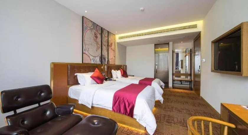 Bed in James Joyce Coffetel·Shanghai New International Expo Cente