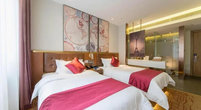 Bed in James Joyce Coffetel·Shanghai New International Expo Cente