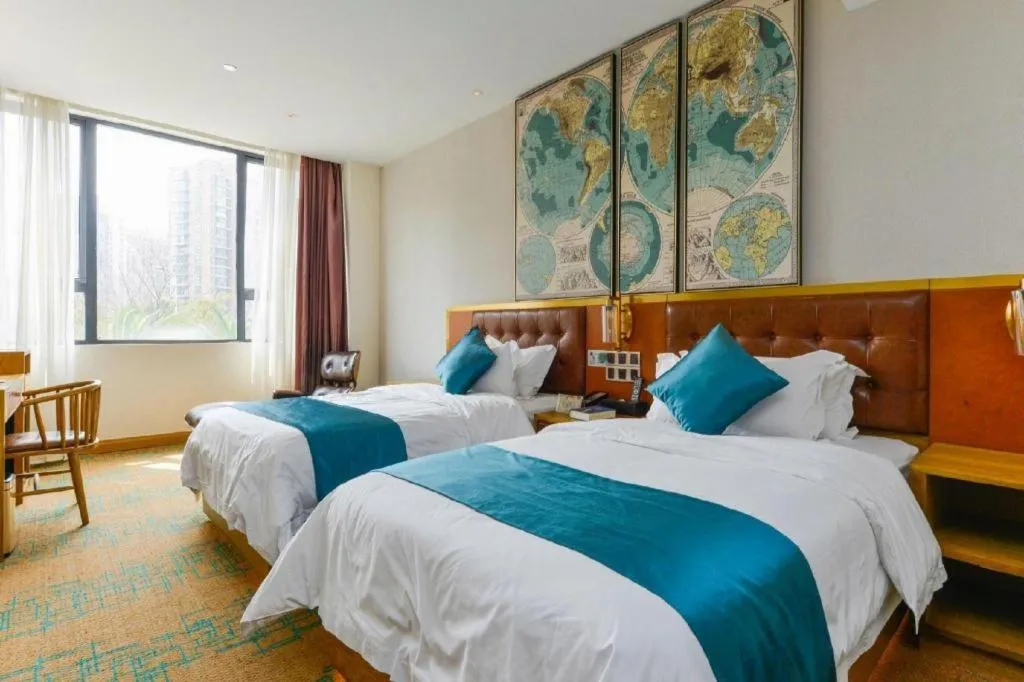 Bed in James Joyce Coffetel·Shanghai New International Expo Cente