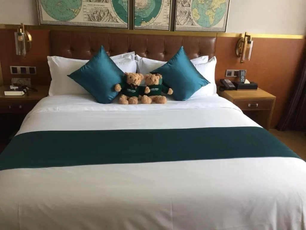 Bed in James Joyce Coffetel·Shanghai New International Expo Cente