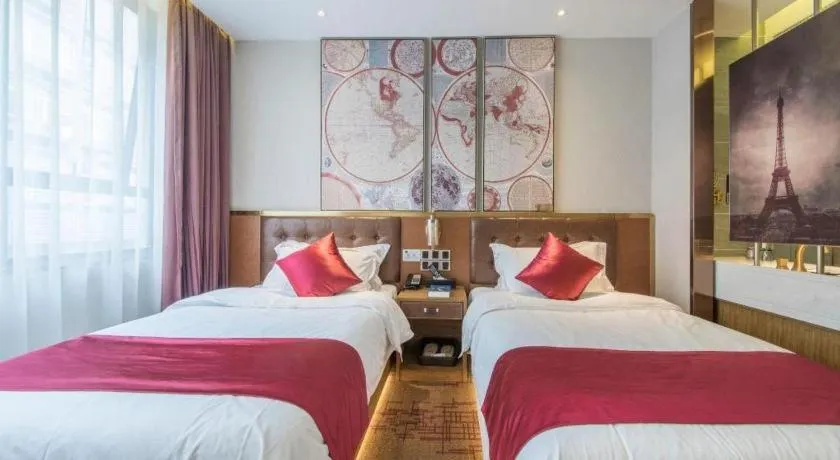 Bed in James Joyce Coffetel·Shanghai New International Expo Cente