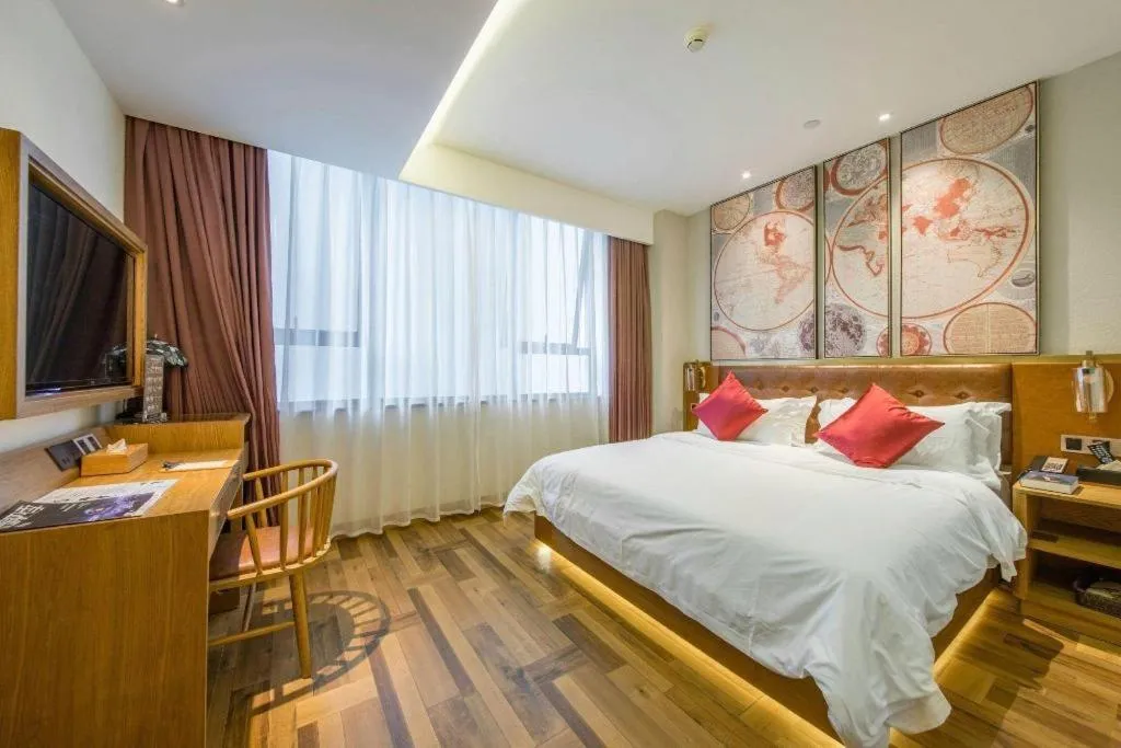 Bed in James Joyce Coffetel·Shanghai New International Expo Cente