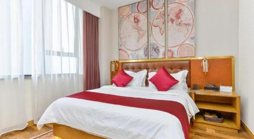 Bed in James Joyce Coffetel·Shanghai New International Expo Cente