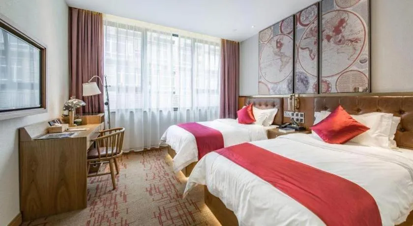 Bed in James Joyce Coffetel·Shanghai New International Expo Cente