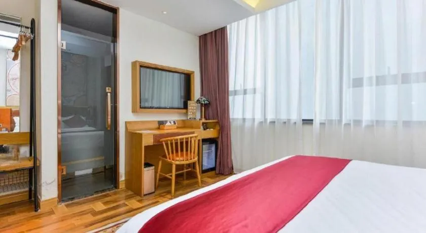 Bed in James Joyce Coffetel·Shanghai New International Expo Cente