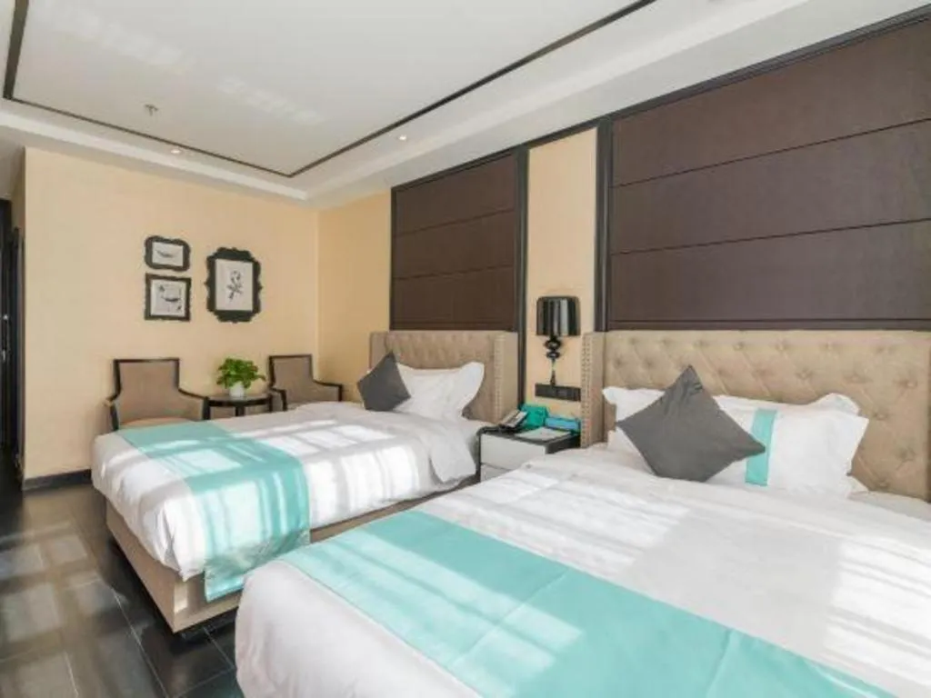 Bed in Xana Hotelle·Xining Dashizi Central Square