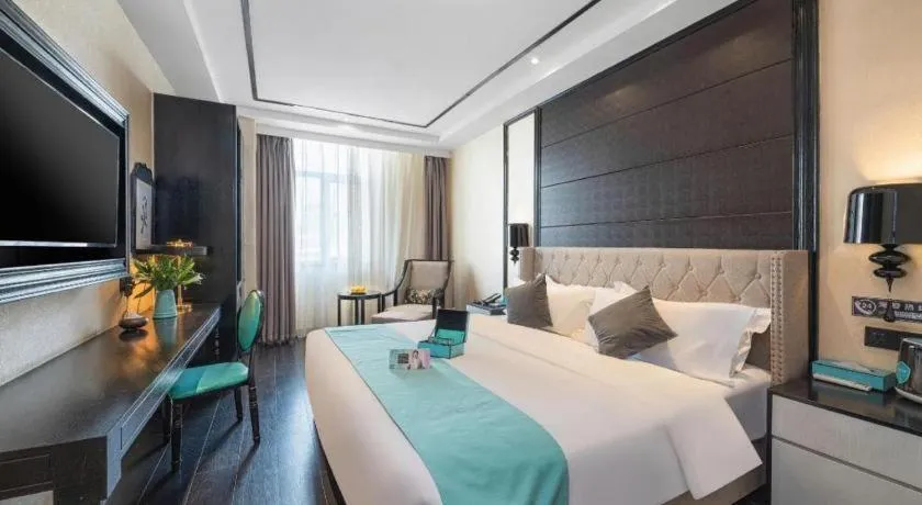 Bed in Xana Hotelle·Xining Dashizi Central Square