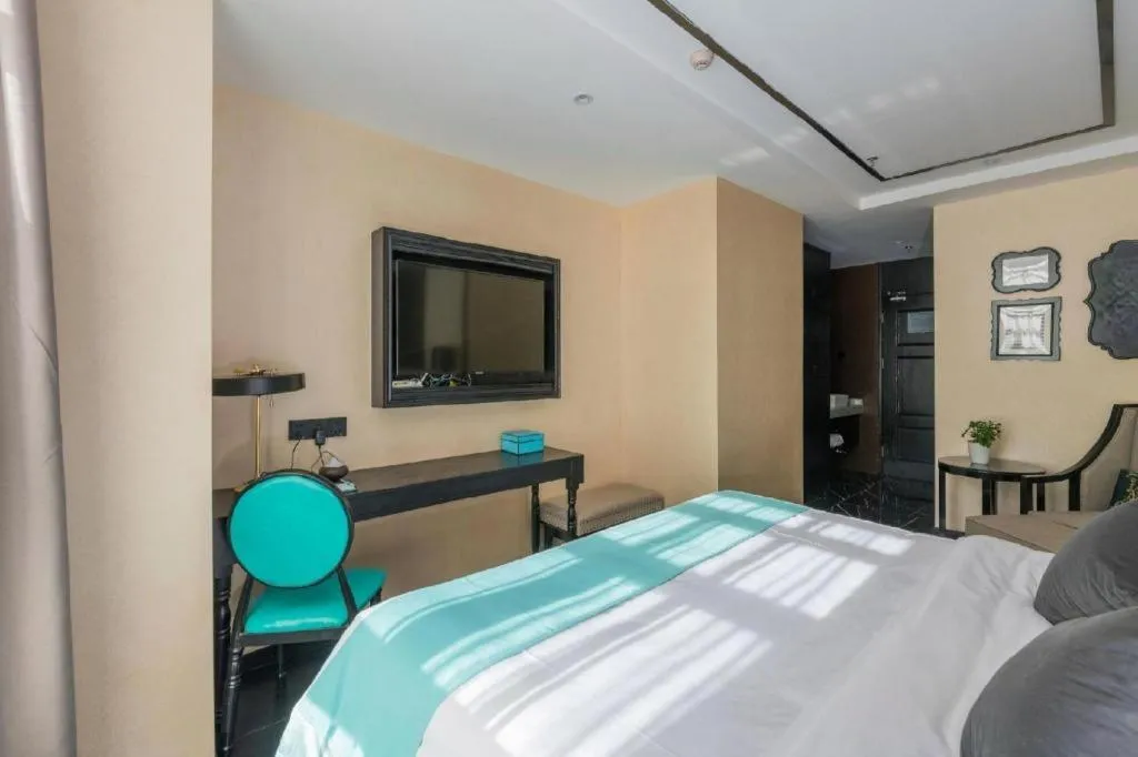 Bed in Xana Hotelle·Xining Dashizi Central Square