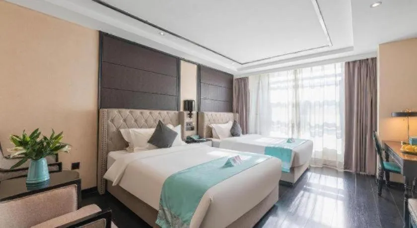 Bed in Xana Hotelle·Xining Dashizi Central Square