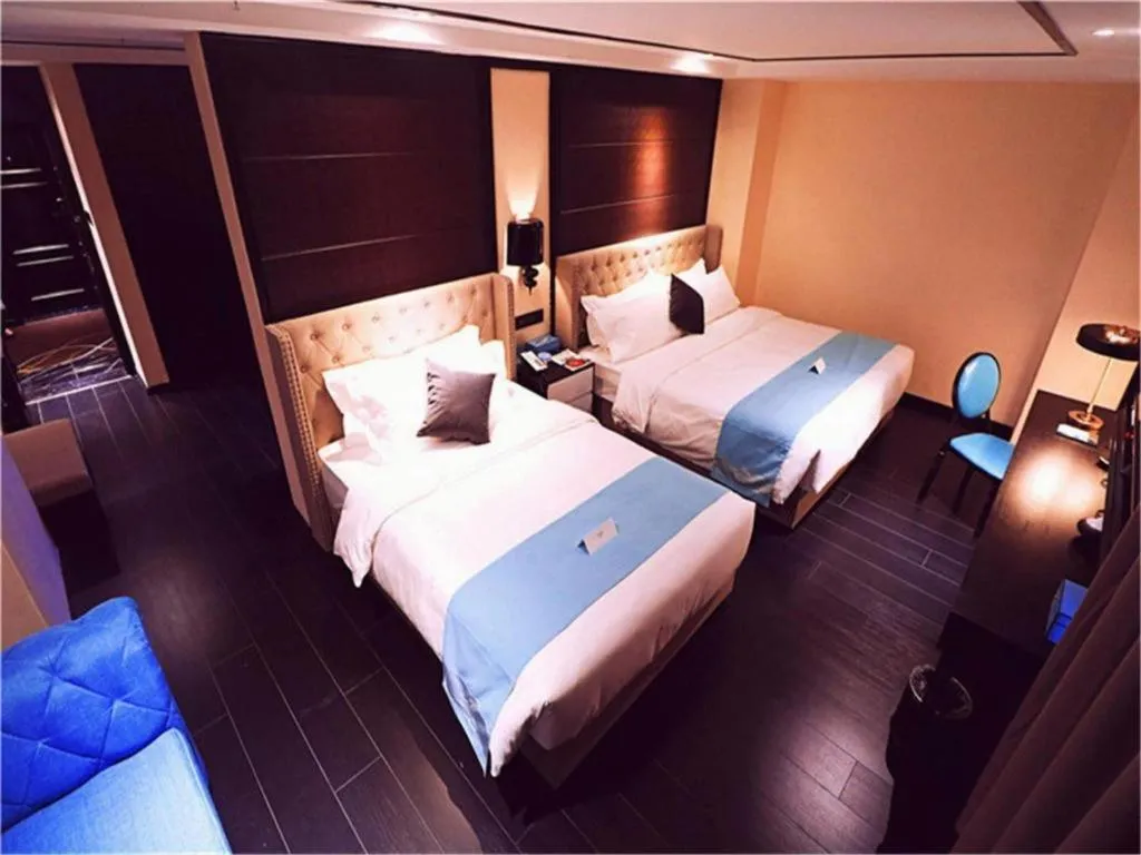 Bed in Xana Hotelle·Xining Dashizi Central Square