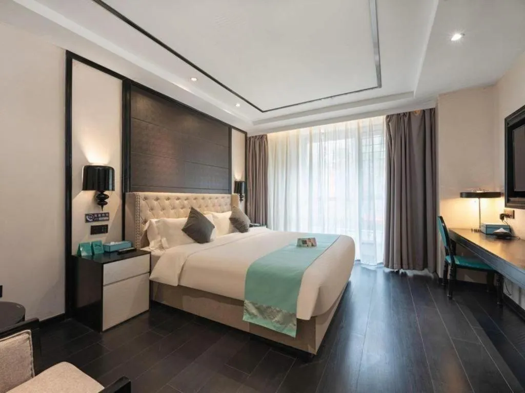 Bed in Xana Hotelle·Xining Dashizi Central Square