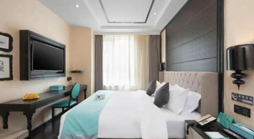 Bed in Xana Hotelle·Xining Dashizi Central Square