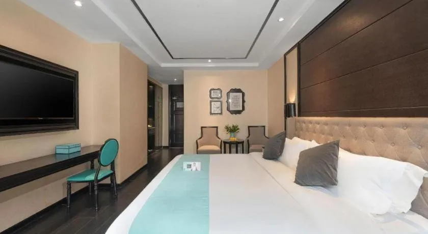 Bed in Xana Hotelle·Xining Dashizi Central Square