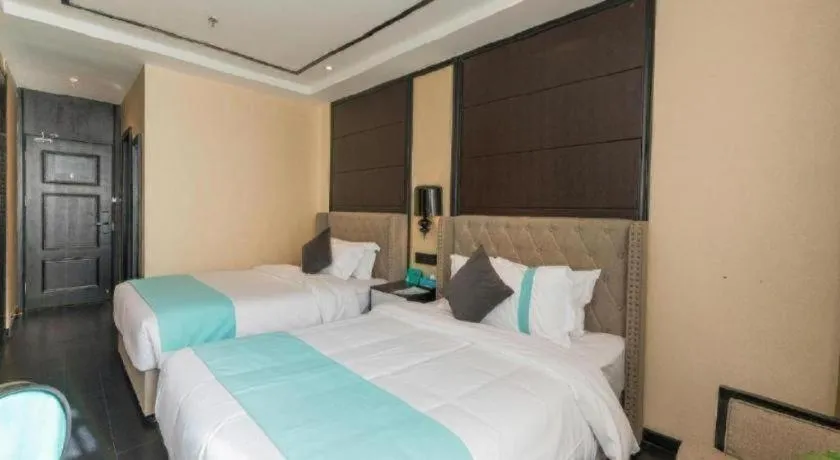 Bed in Xana Hotelle·Xining Dashizi Central Square