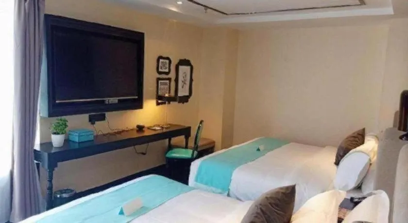 Bed in Xana Hotelle·Xining Dashizi Central Square