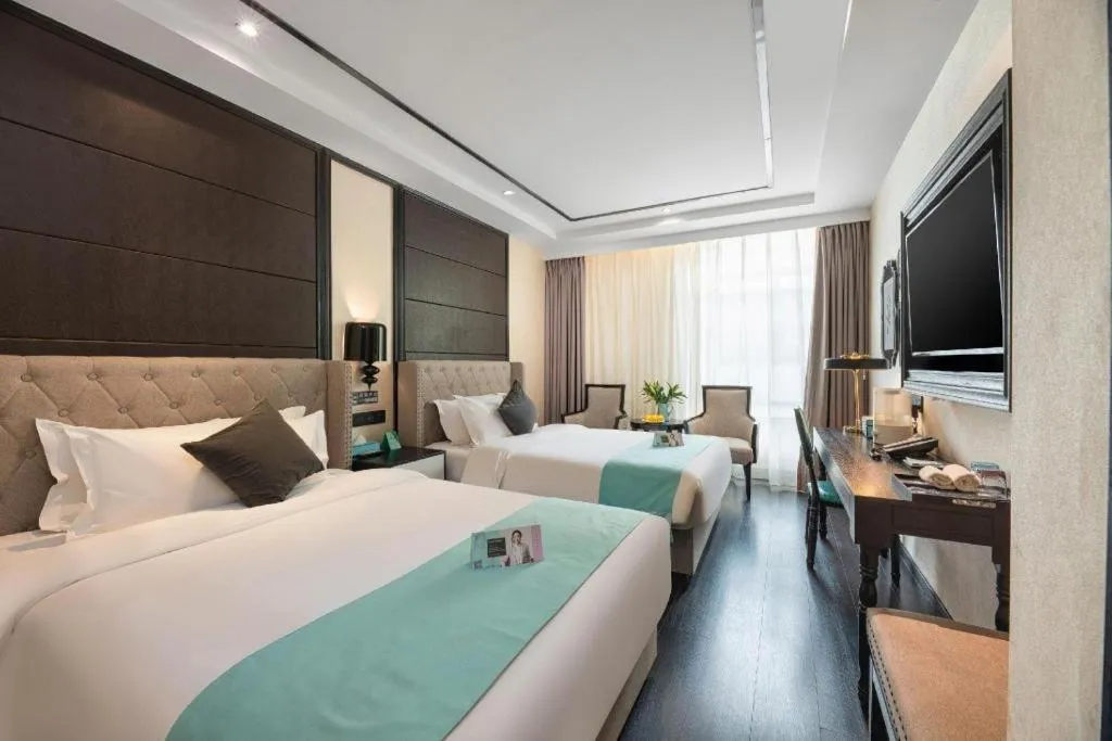 Bed in Xana Hotelle·Xining Dashizi Central Square